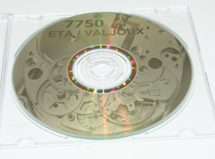  service reference guide for the eta valjoux 7750 movement this cd